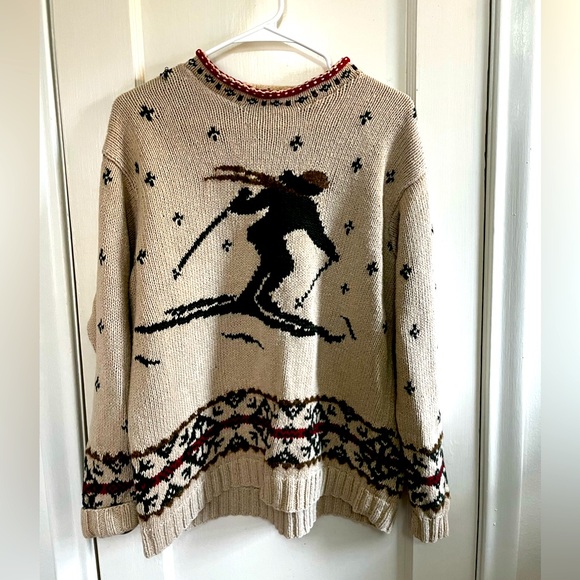 Eddie Bauer Sweaters - Vintage  Eddie Bauer Ski Sweater